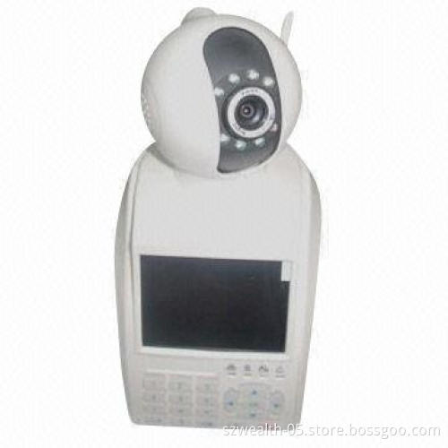 IP camera, 360° image in azimuth realtime video, SIM card slot, supports Wi-Fi/network